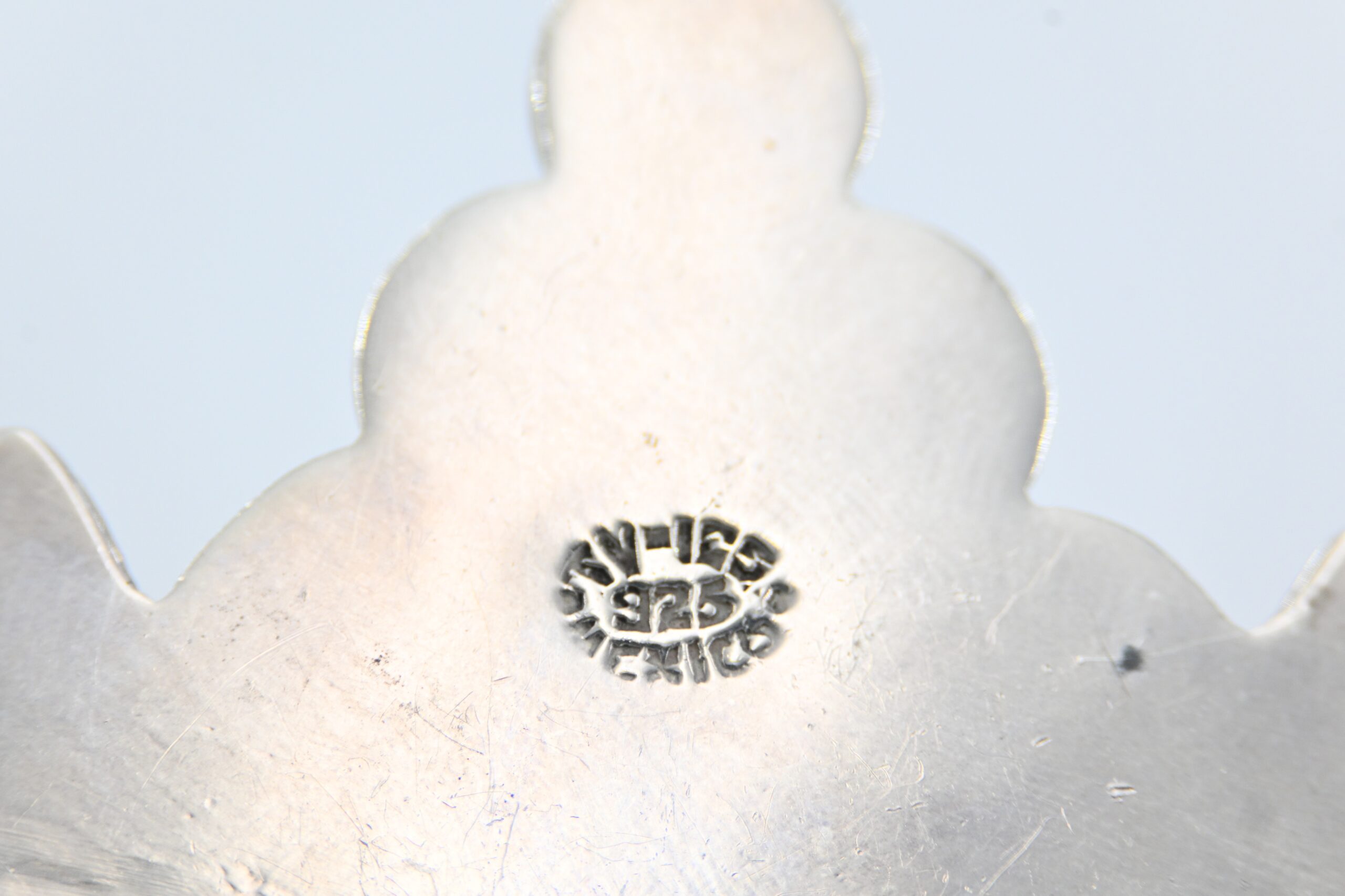 Taxco Mexican Sterling Silver Grape Cluster Suite Pendant Earrings Ring - Image 7
