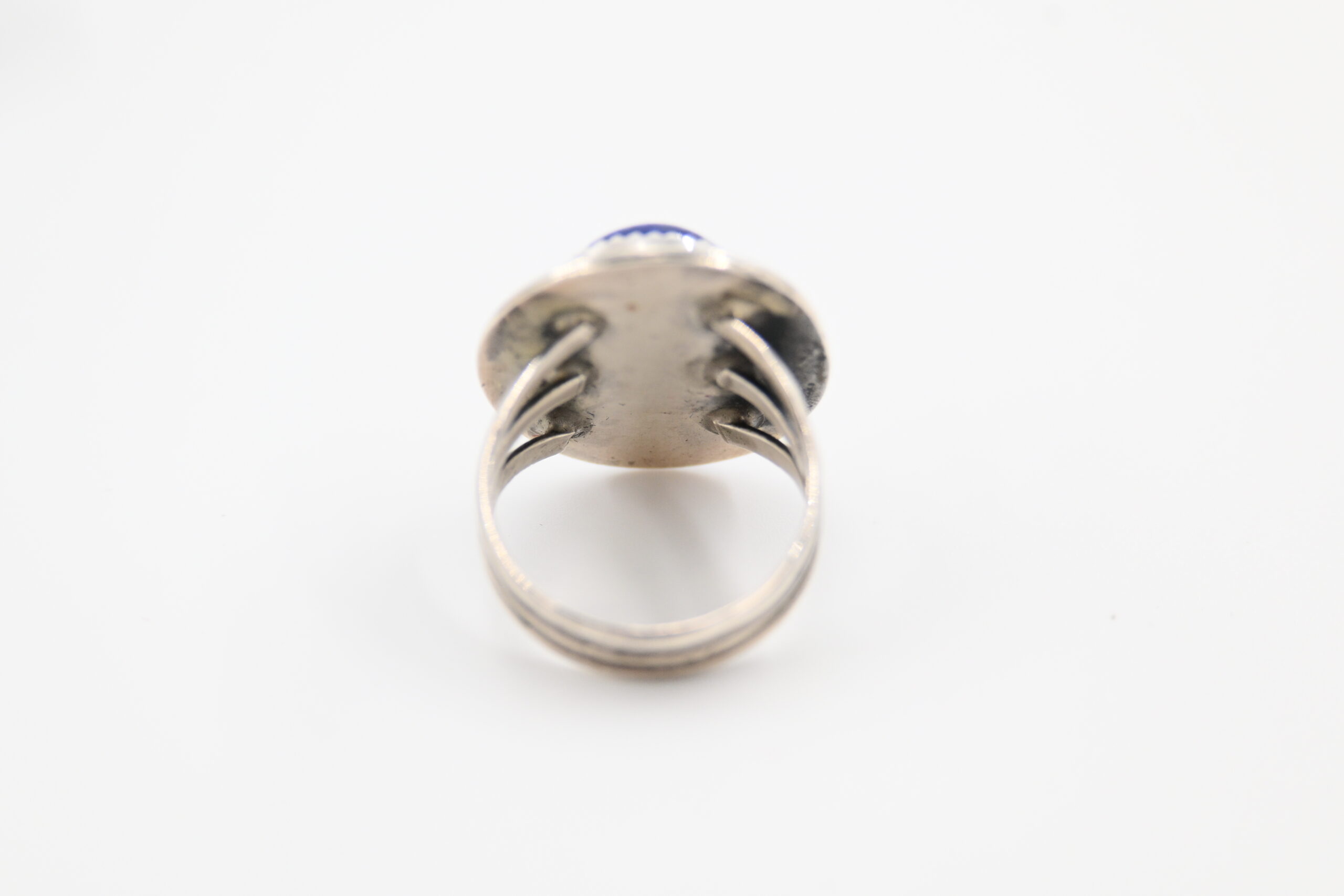 Artie Yellowhorse Navajo Sodalite Sterling Silver Pendant and Earring Set with Matching Ring - Image 4