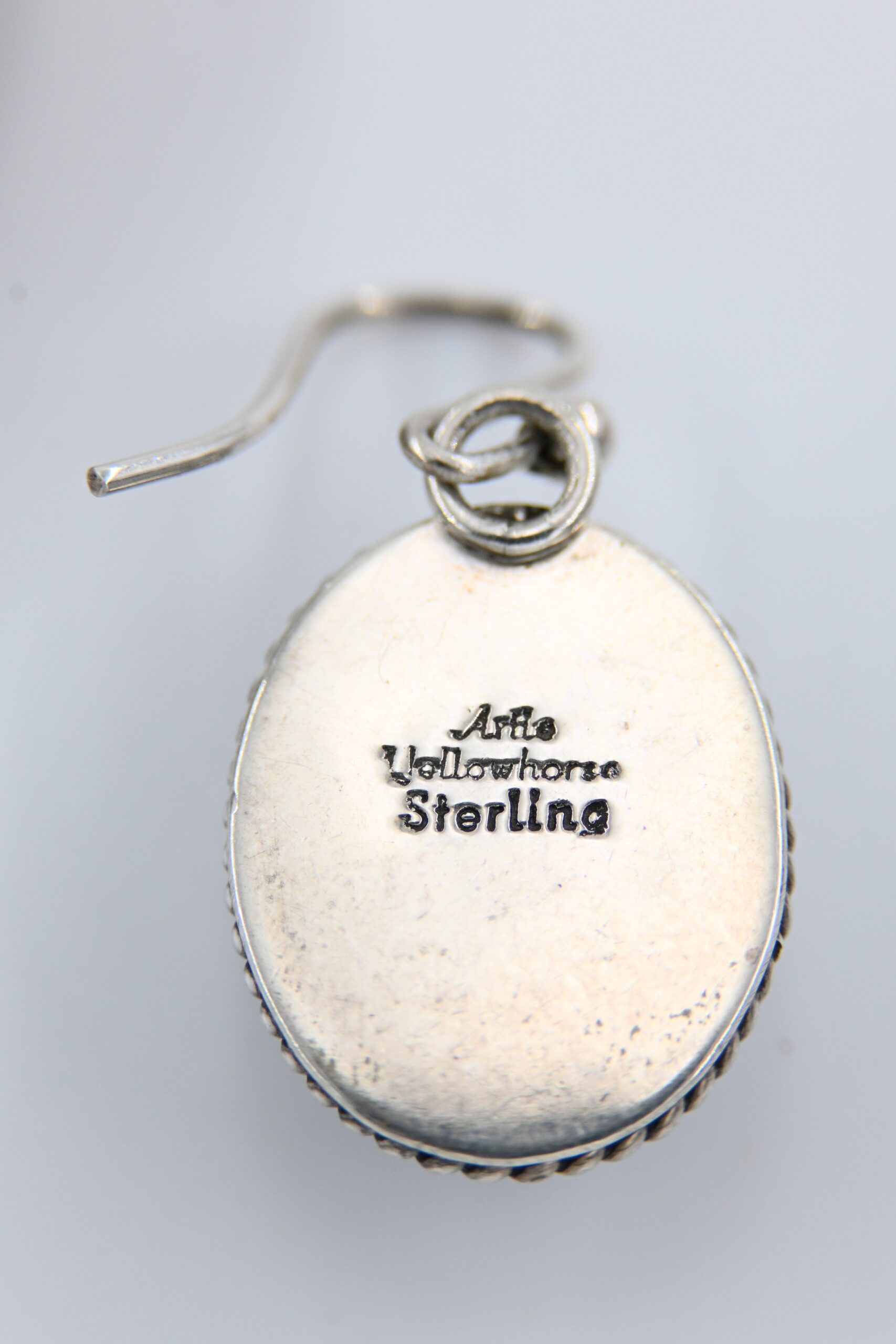 Artie Yellowhorse Navajo Sodalite Sterling Silver Pendant and Earring Set with Matching Ring - Image 7
