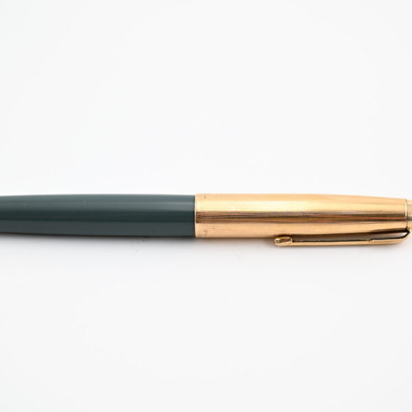 Vintage Parker 51 Fountain Pen in Black with Lustraloy Stainless Steel Cap