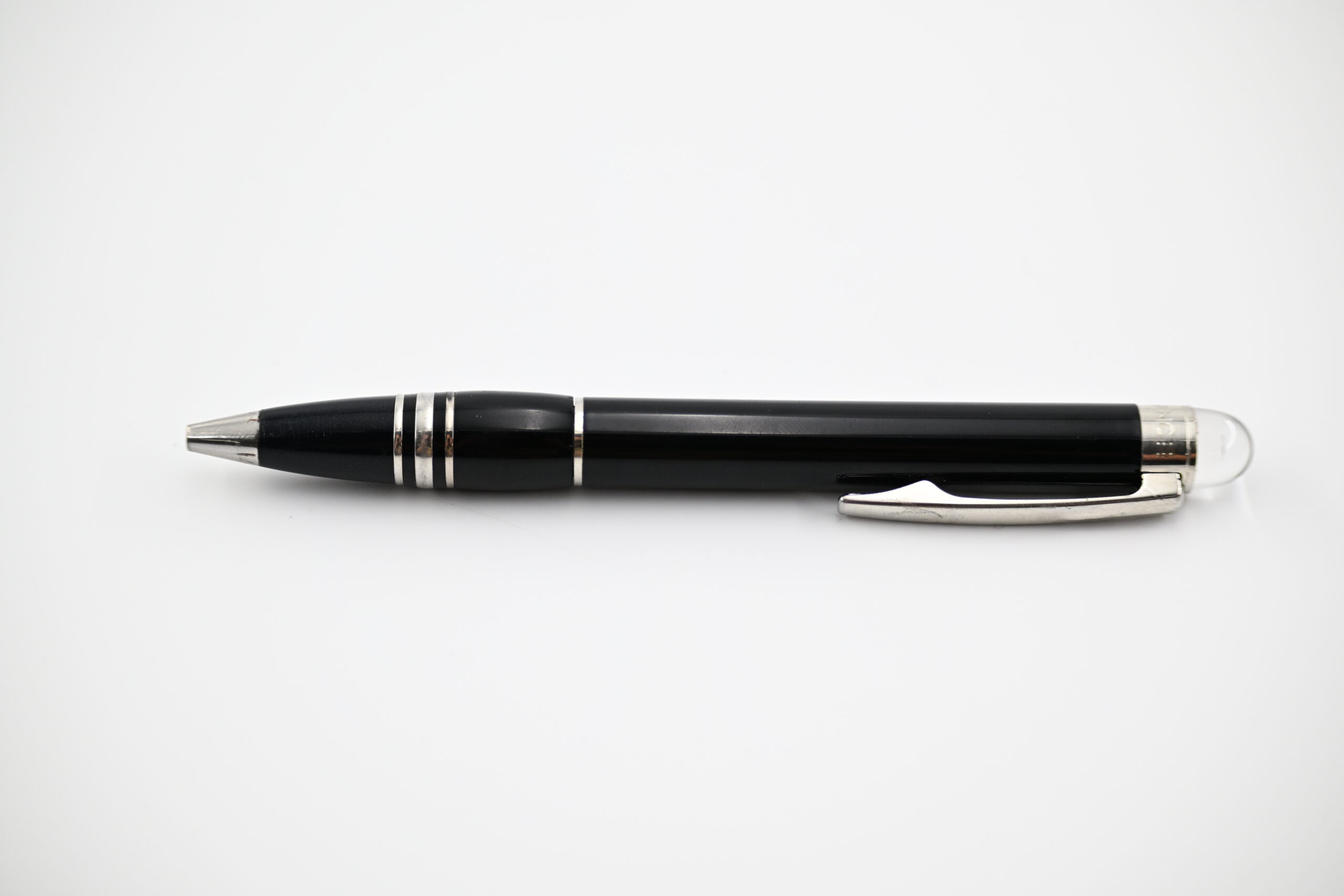 Montblanc StarWalker Black Resin Ballpoint Pen with Platinum-Plated Trim