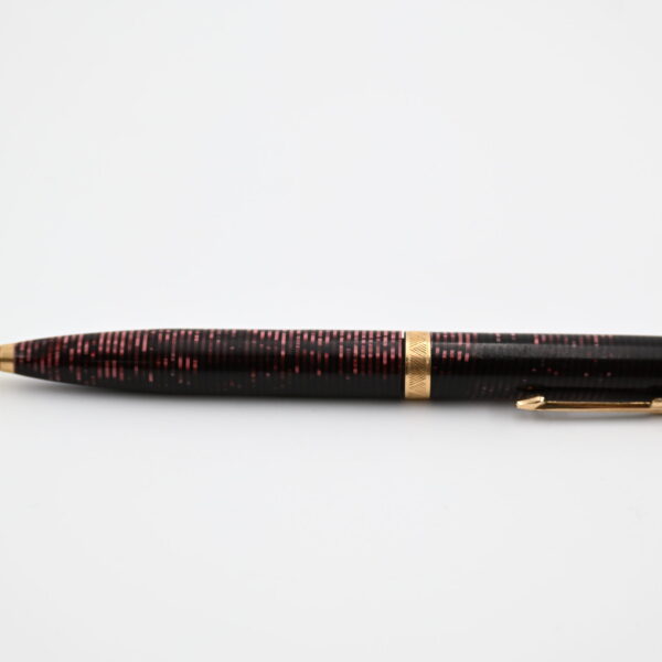 Vintage Parker Vacumatic Mechanical Pencil in Burgundy Pearl Striped Celluloid