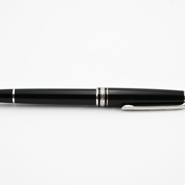 Montblanc Meisterstuck Solitaire Sterling Silver Pinstripe Ballpoint Pen with Gold-Plated Trim