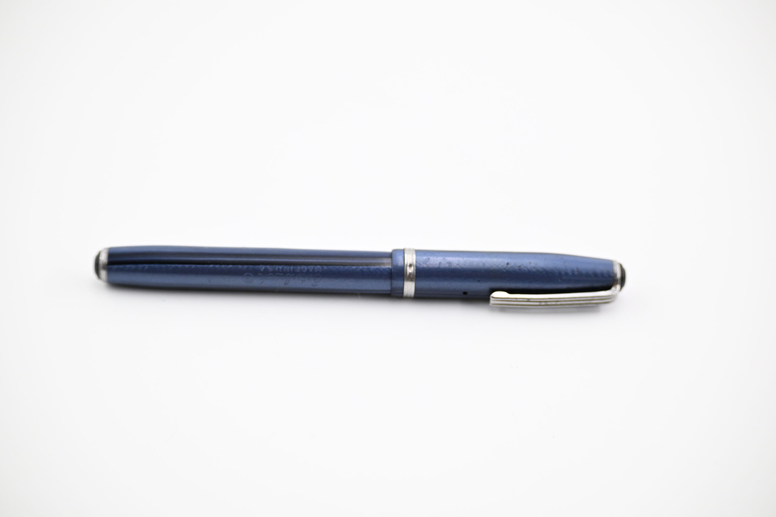 Vintage Esterbrook Blue Fountain Pen with 9668 Nib, Made in USA