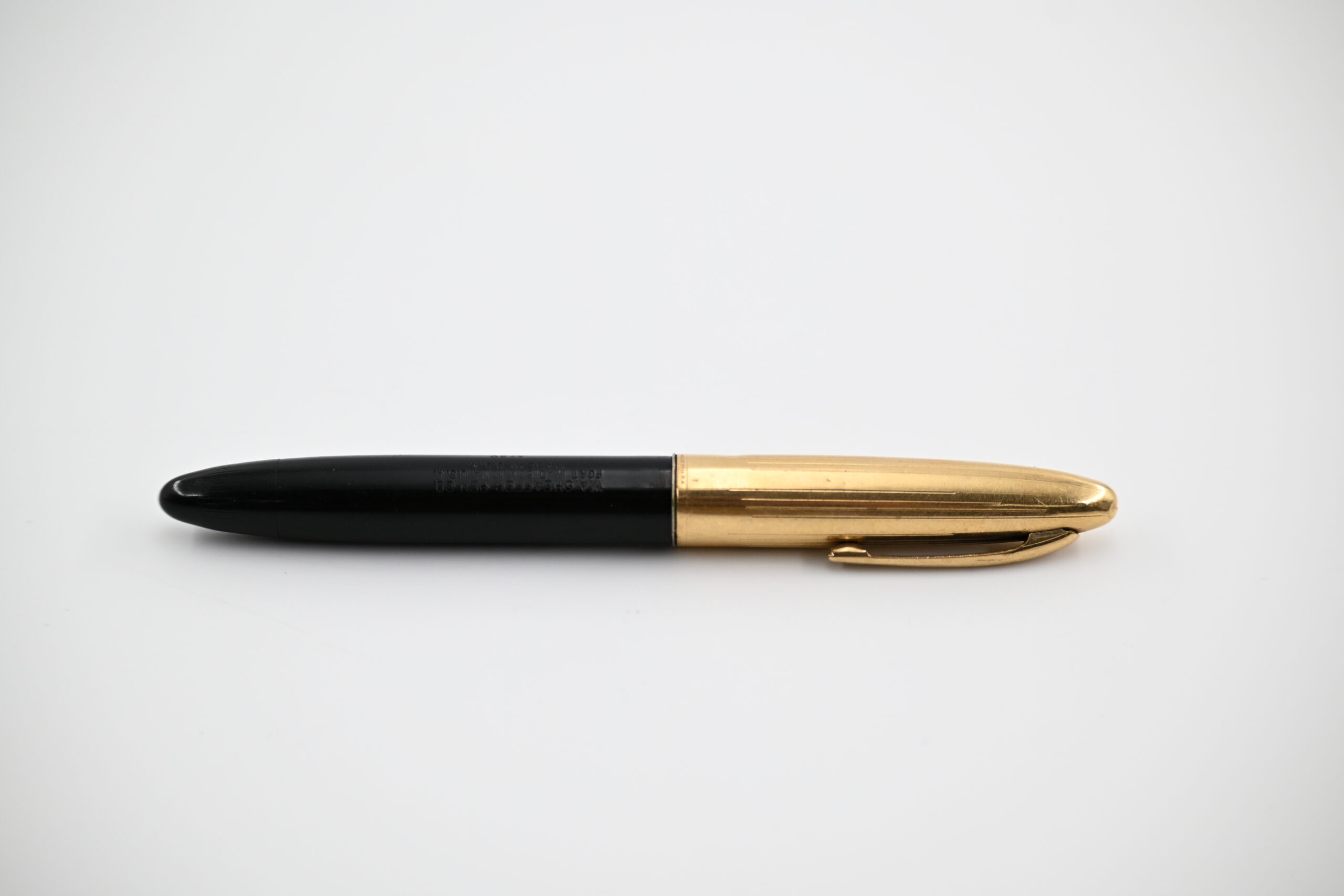 Vintage Sheaffer Lifetime Fountain Pen, 14K Gold Nib, Gold-Filled Cap