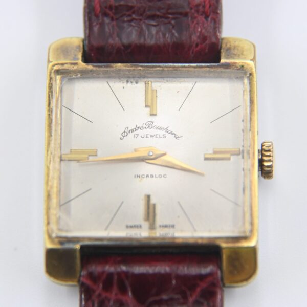 Art Deco 1930s Elgin Gold-Filled Tank Wristwatch with Sub-Seconds