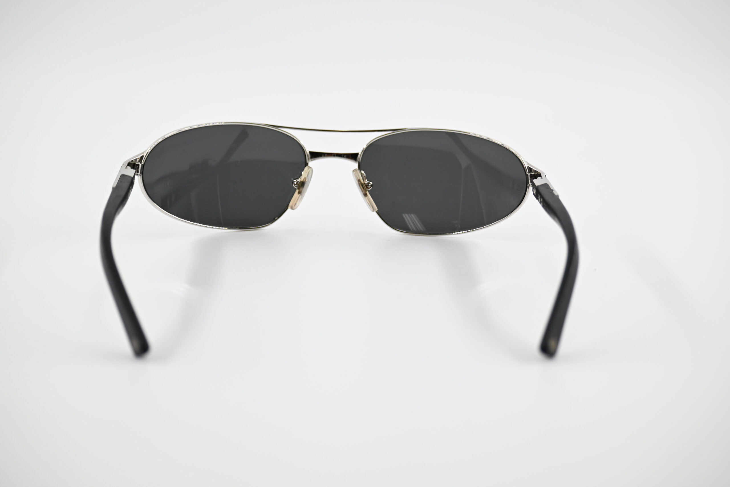 Cartier Paris Silver-Tone Oval Aviator Sunglasses Made in France - Image 4