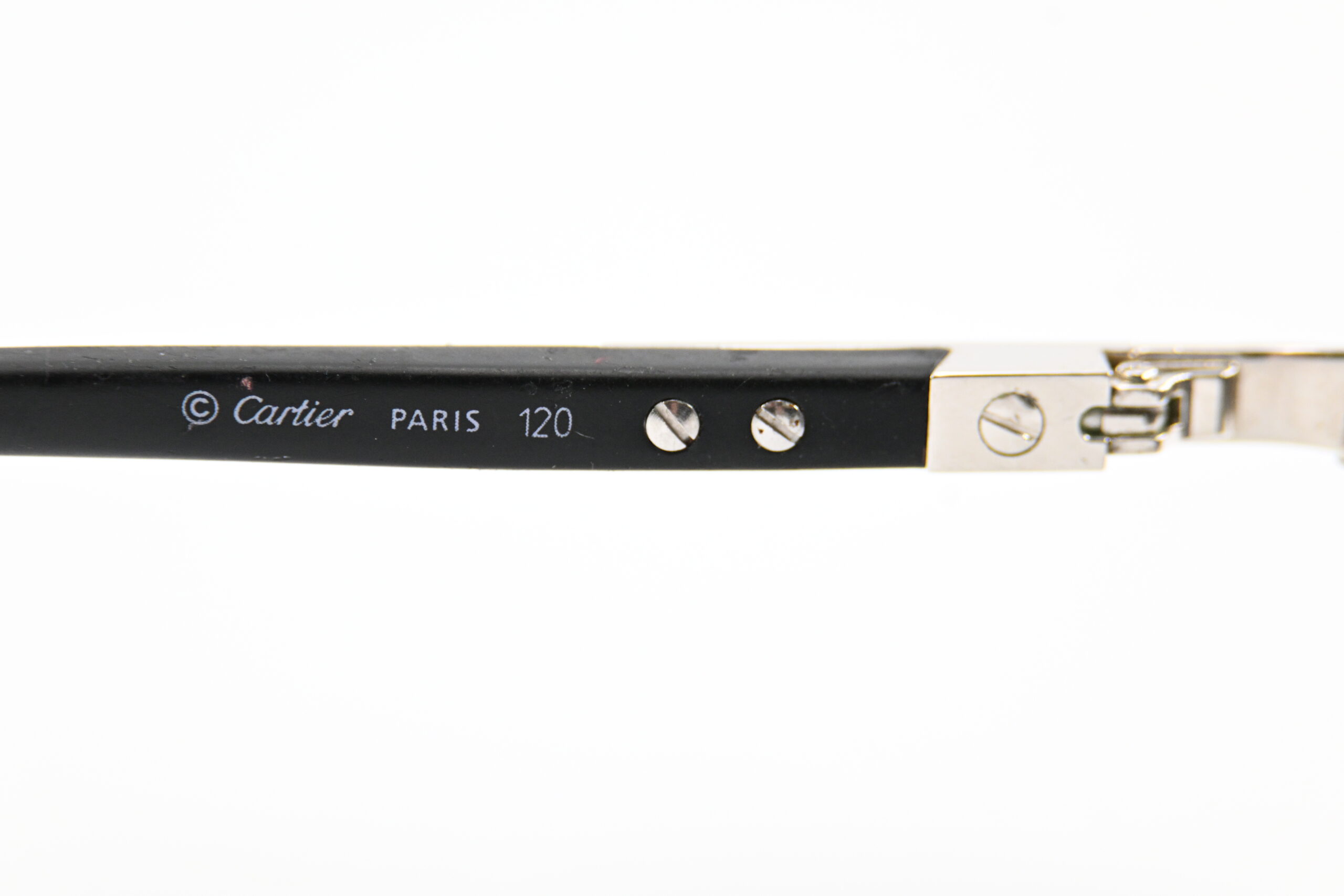 Cartier Paris Silver-Tone Oval Aviator Sunglasses Made in France - Image 9