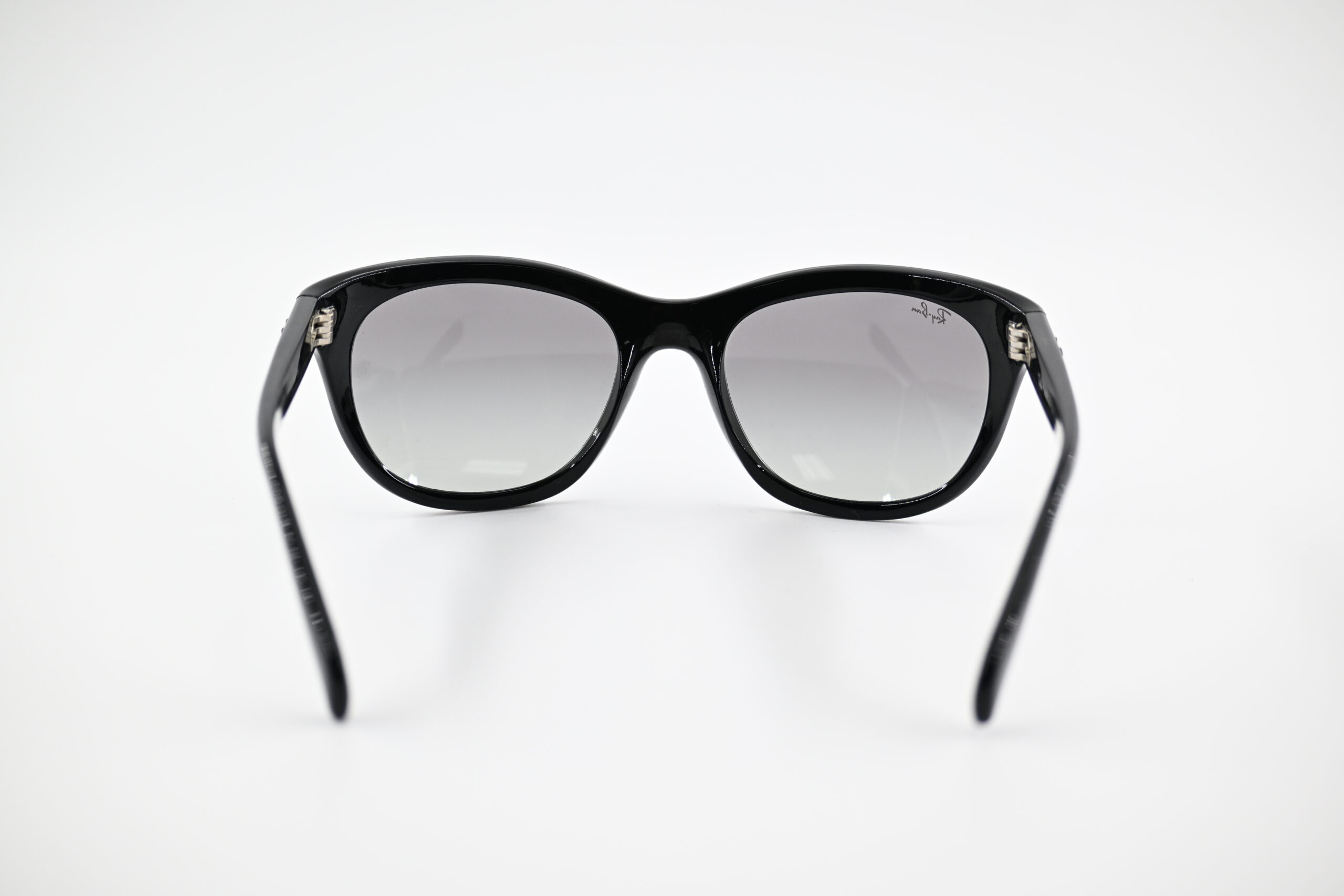 Ray-Ban RB4216 Highstreet Black Cat-Eye Sunglasses with Grey Gradient Lenses - Image 4