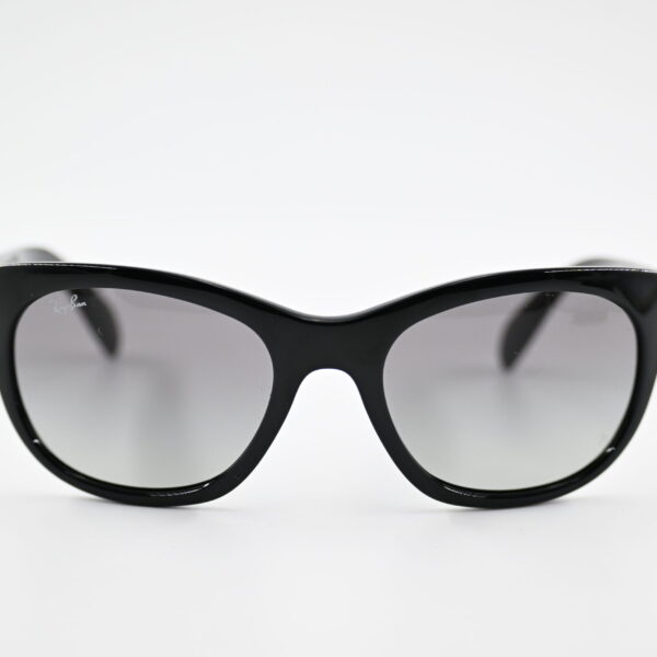 Ray-Ban RB4216 Highstreet Black Cat-Eye Sunglasses with Grey Gradient Lenses