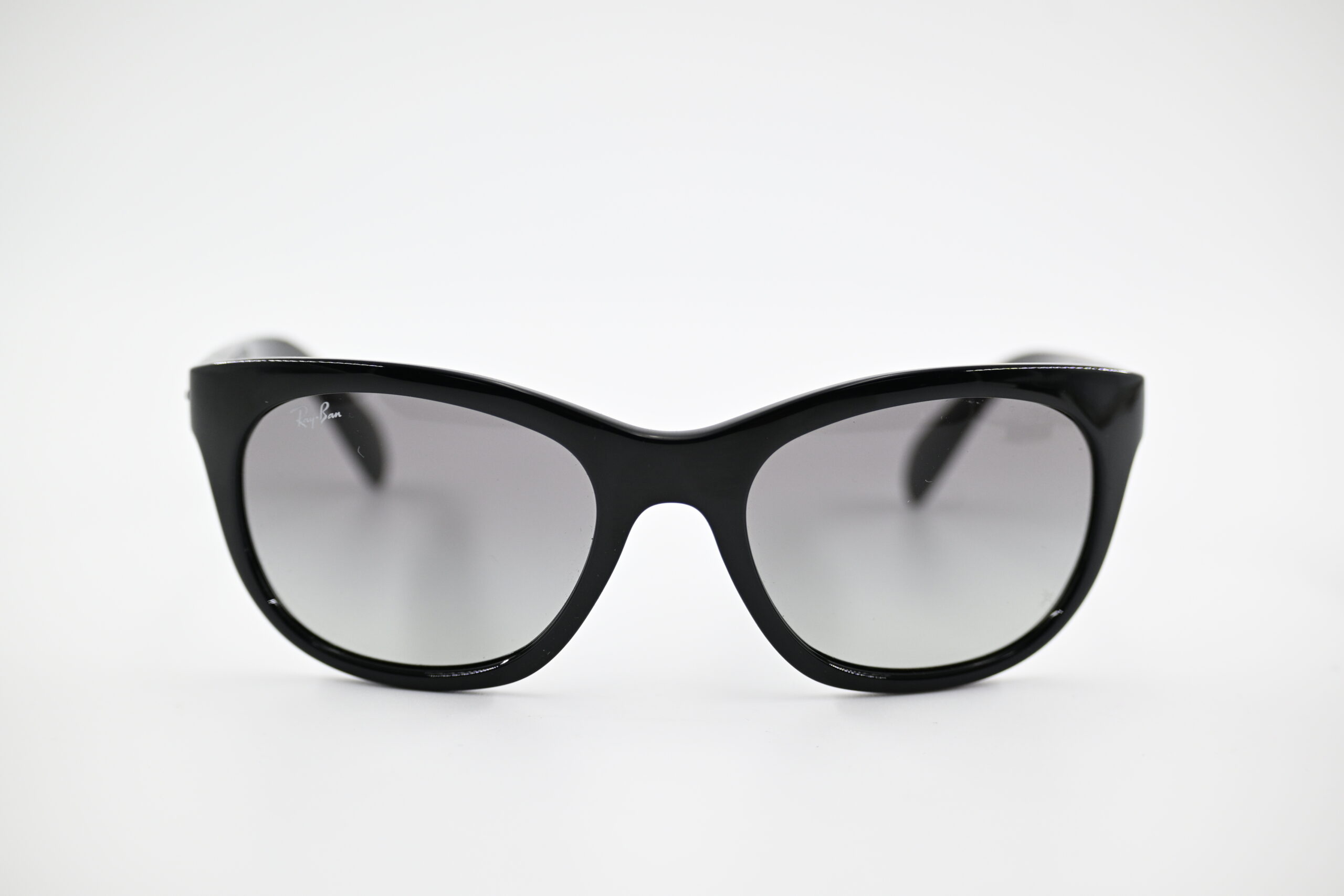 Ray-Ban RB4216 Highstreet Black Cat-Eye Sunglasses with Grey Gradient Lenses