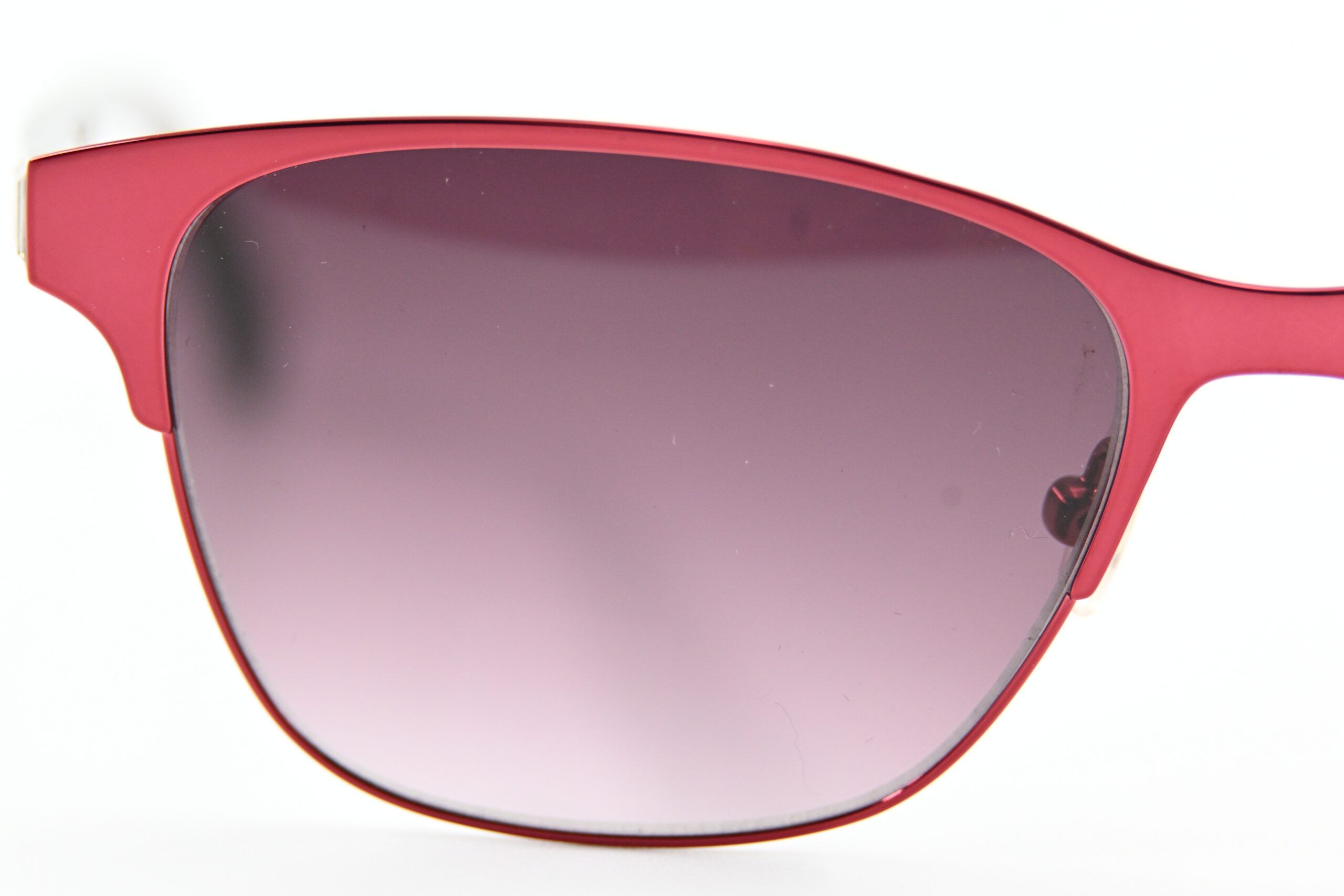 Vera Wang "Iliana" Garnet Red Browline Sunglasses with Crystal Accents - Image 7