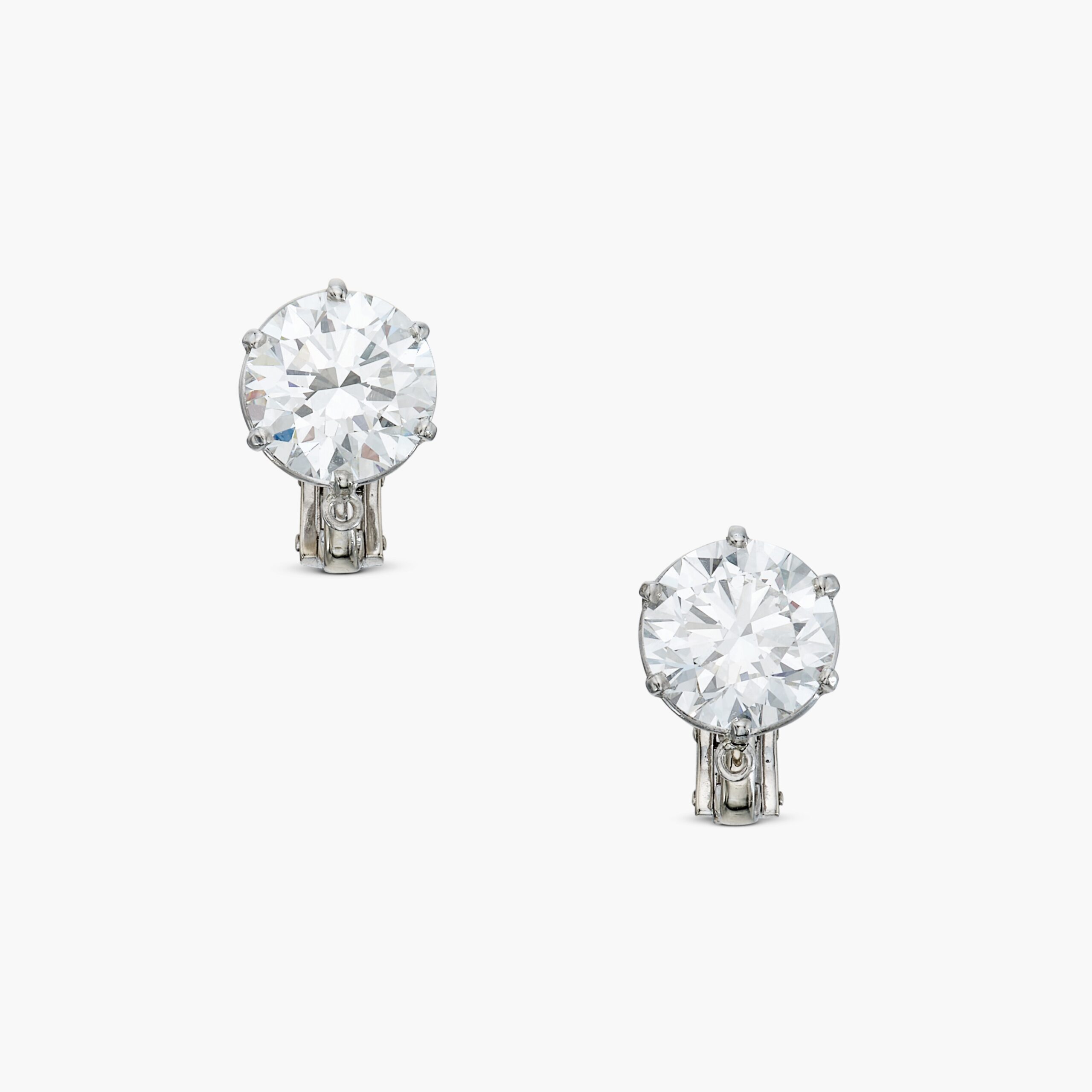Pair of Diamond Earclips