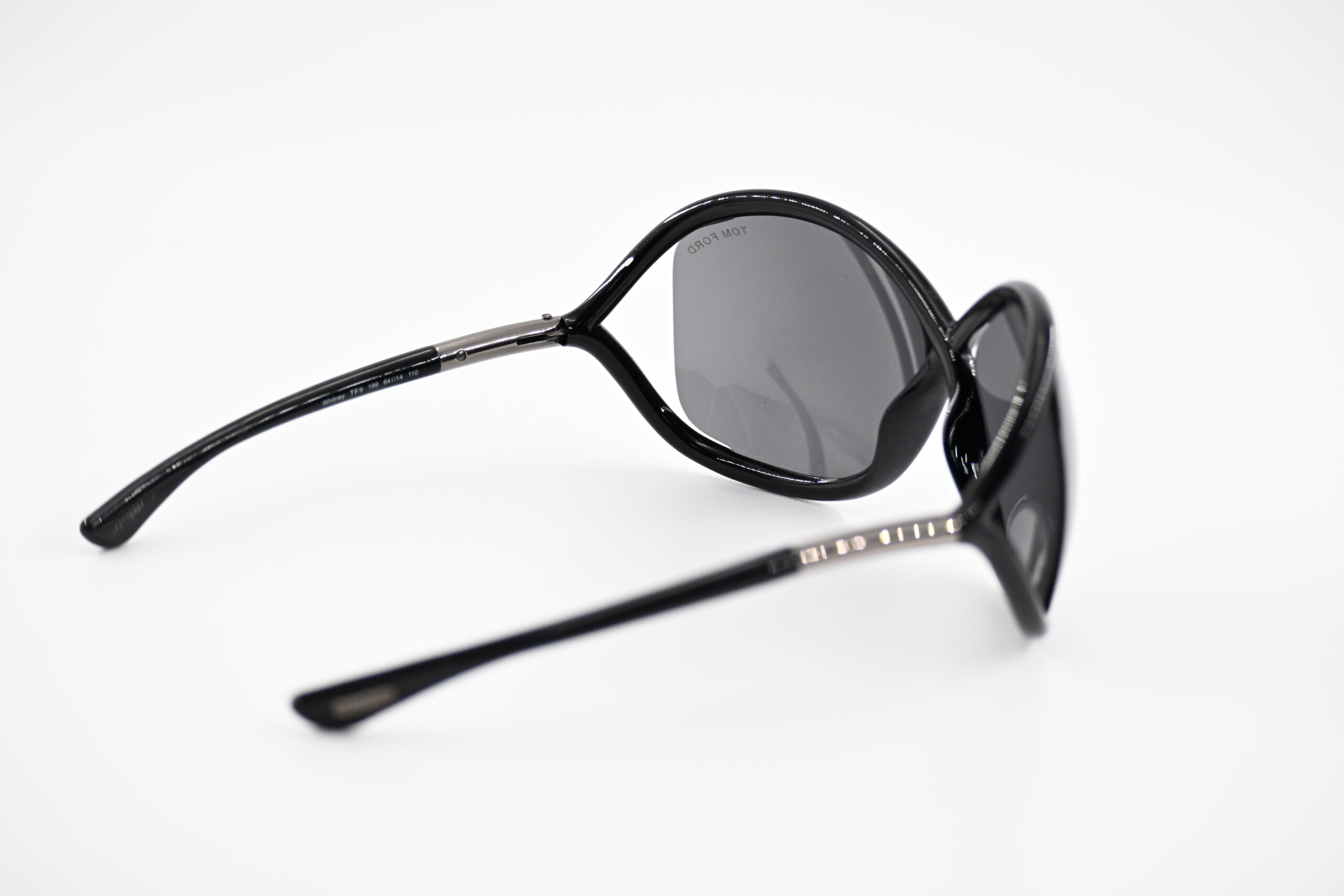 Tom Ford Whitney TF9 Black Oversized Crossover Sunglasses - Image 5