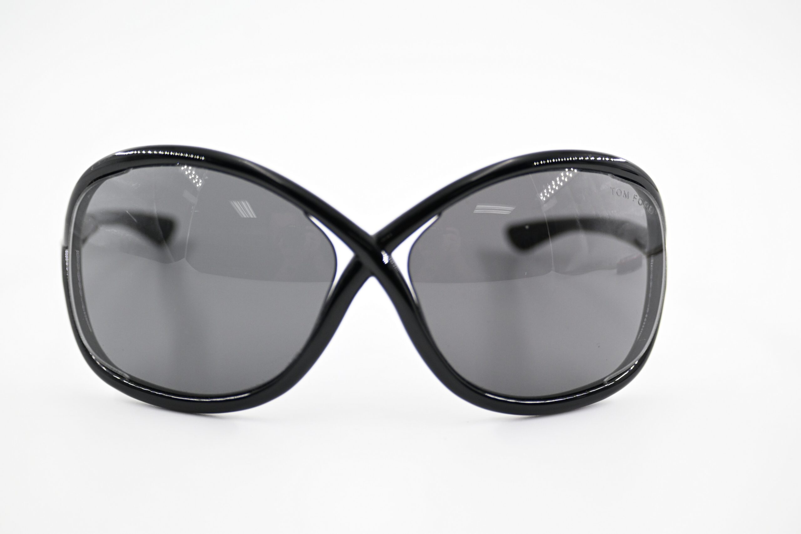 Tom Ford Whitney TF9 Black Oversized Crossover Sunglasses