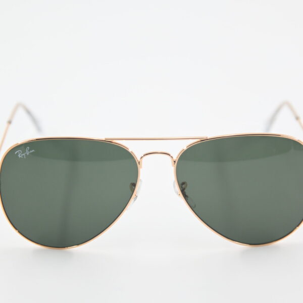 Ray-Ban Junior Aviator Sunglasses RJ9506S Gold Frame Green Lens14