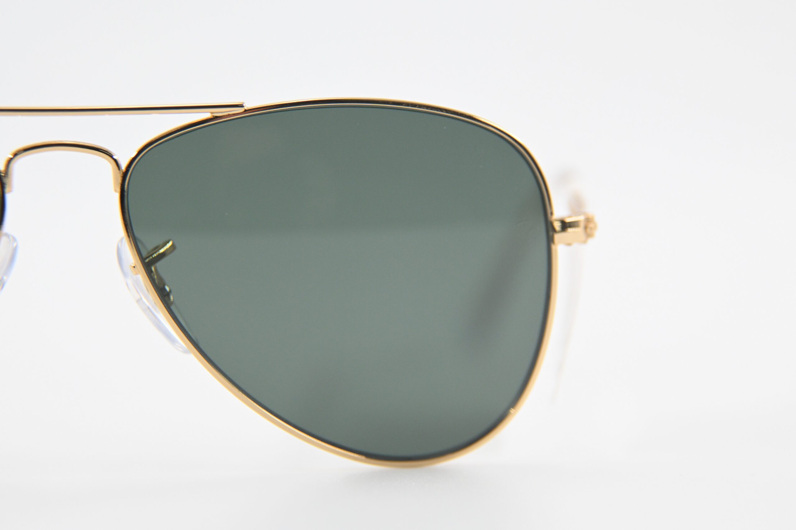 Ray-Ban Junior Aviator Sunglasses RJ9506S Gold Frame Green Lens - Image 8