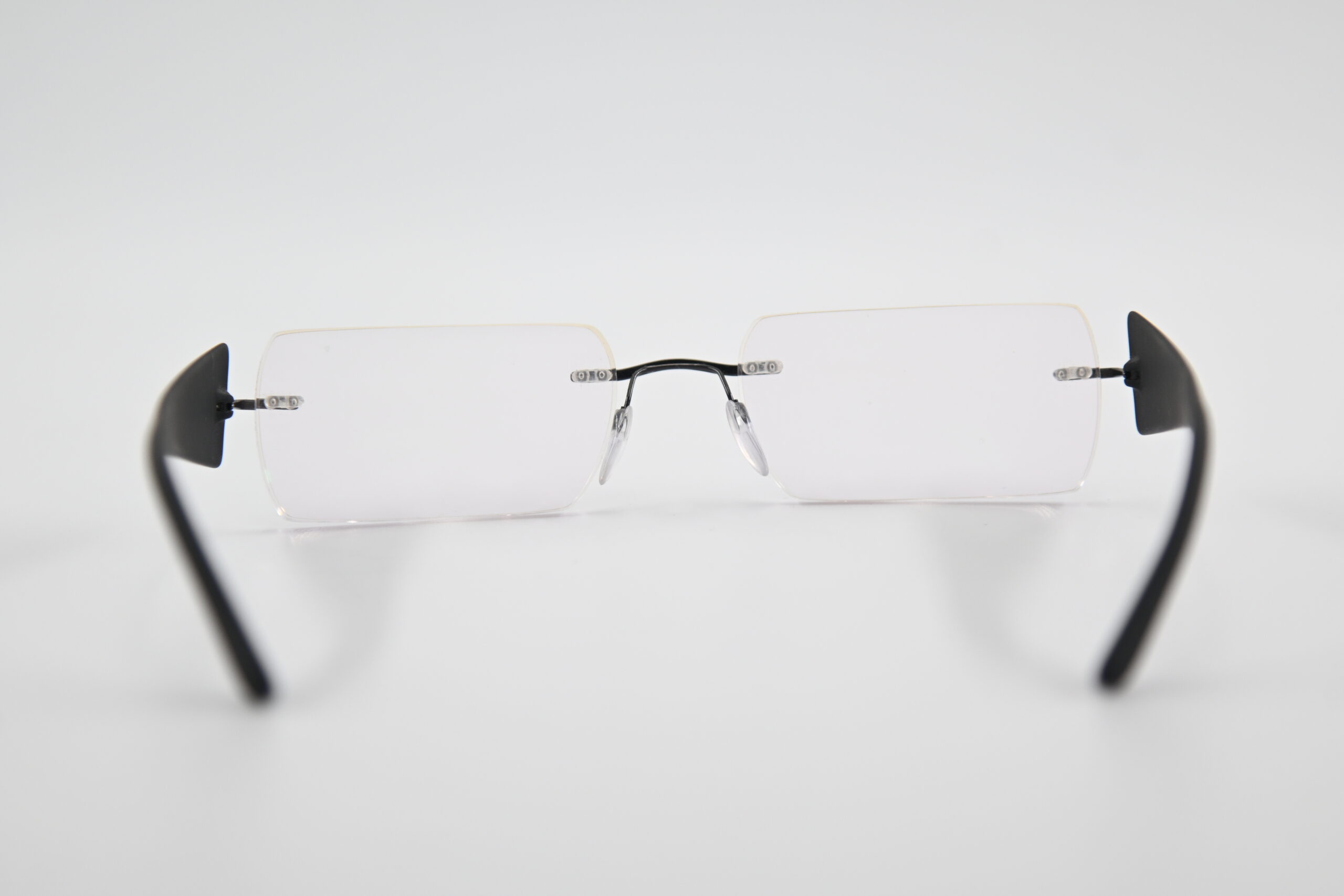 Silhouette Rimless Eyeglass Frames Model 7597 Black Lightweight Titanium - Image 4