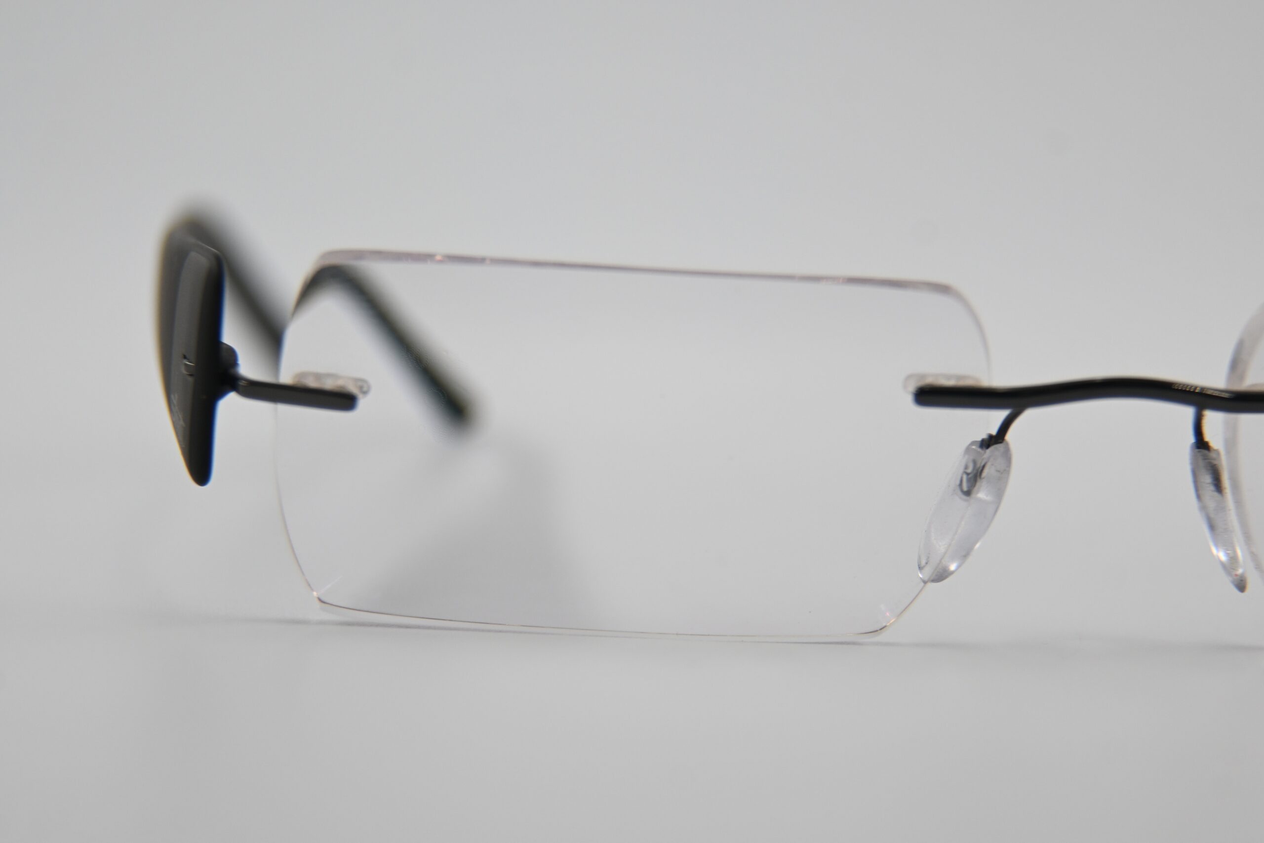 Silhouette Rimless Eyeglass Frames Model 7597 Black Lightweight Titanium - Image 7