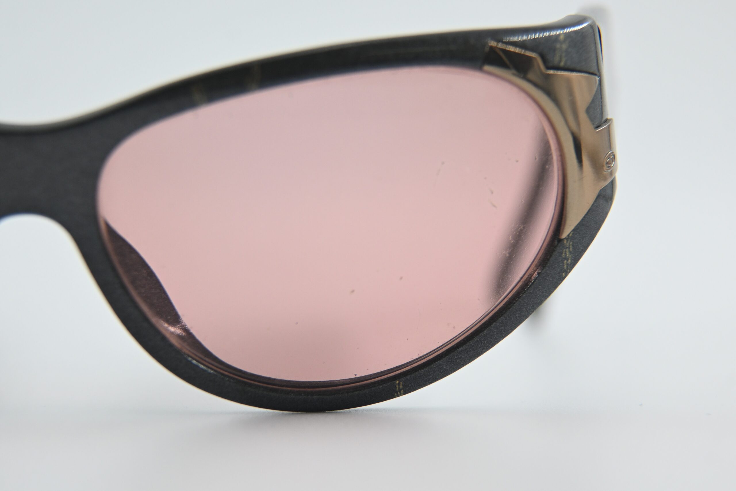 Vintage Christian Dior 2346 Sunglasses Charcoal Frame Pink Lenses CD Logo - Image 8