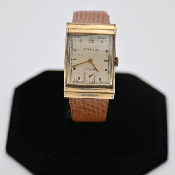 Wittnauer Art Deco Tank 10K Gold-Filled Manual Wind Dress Watch