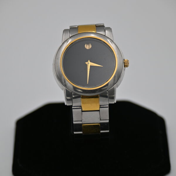 Movado Two-Tone Stainless Steel Museum Dial Quartz Wristwatch