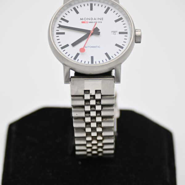Mondaine SBB Swiss Railway Automatic Watch, Open Caseback, Sapphire Crystal