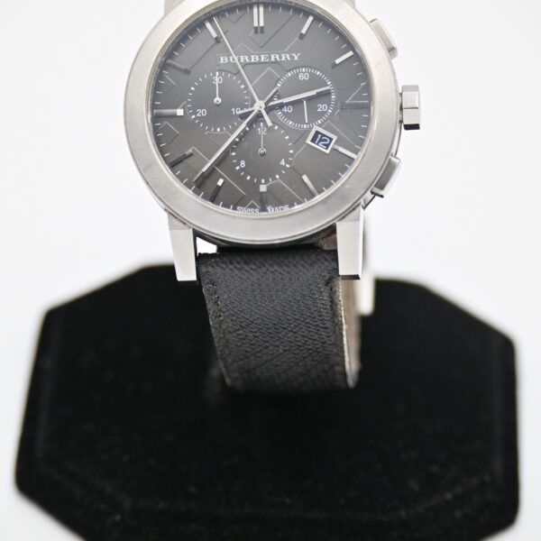 Burberry The City Chronograph Grey Dial Watch, Ref. BU9362, Swiss Made